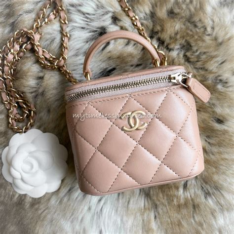 chanel mini vanity bag 2020|chanel bag small size.